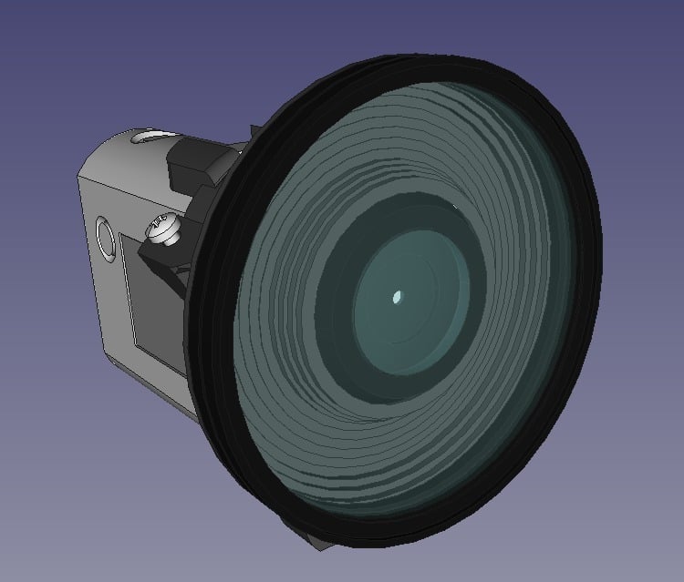 Couvercle d&#39;objectif de filtre 58 mm pour caméra d&#39;action Sony FDR 3000