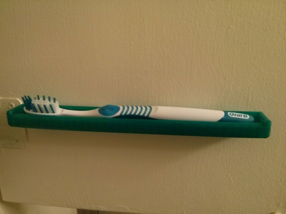 Porte-brosse à dents peu encombrant