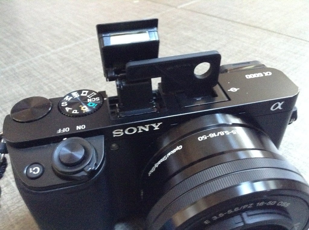 Support de flash rebondissant pour appareil photo Sony A6000