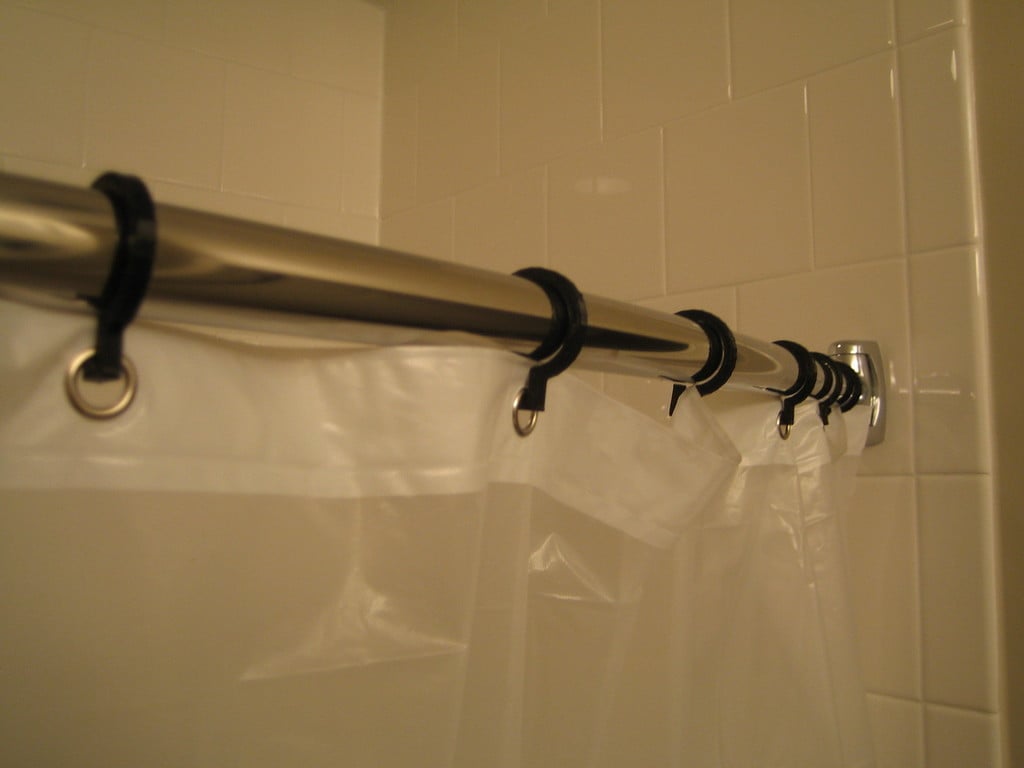 Crochet de rideau de douche pour salle de bain