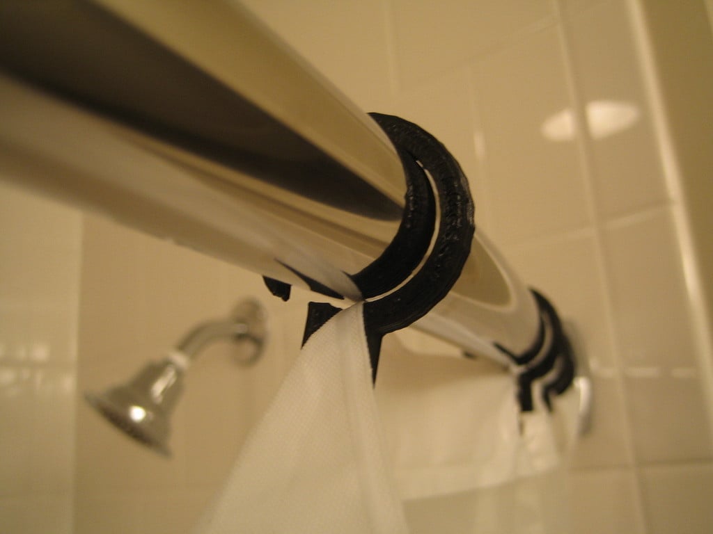 Crochet de rideau de douche pour salle de bain