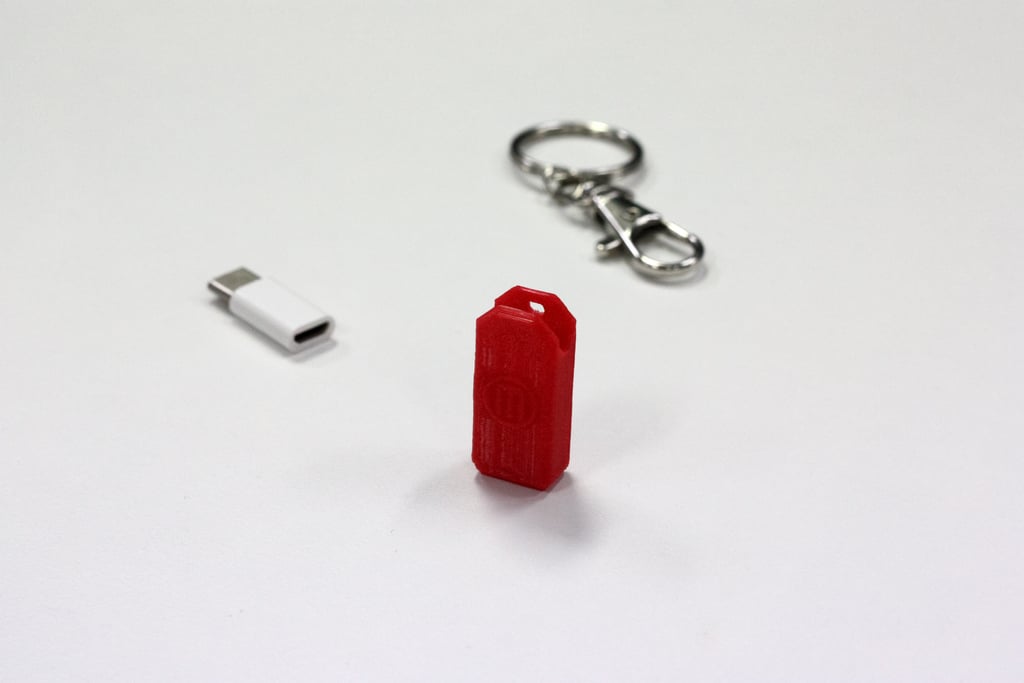 Étui porte-clés adaptateur Micro-USB vers Type C pour OnePlus Two