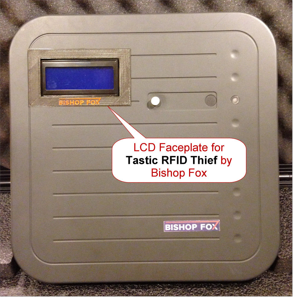 Plaque frontale LCD 20x4 pour Tastic RFID Thief par Bishop Fox