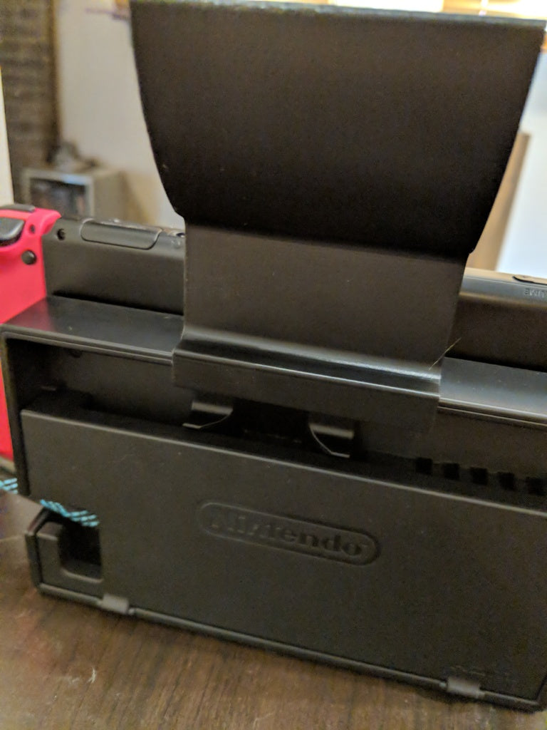 Socle pour manette Nintendo Switch Pro avec emplacements de stockage de jeux