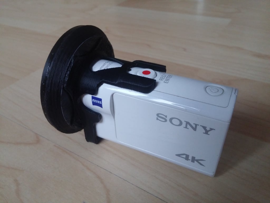 Couvercle d&#39;objectif de filtre 58 mm pour caméra d&#39;action Sony FDR 3000