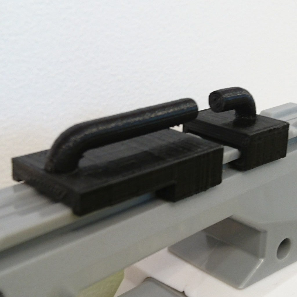 Supports de rail de bandoulière pour pistolet NERF pour sangle de bagage de 50 mm