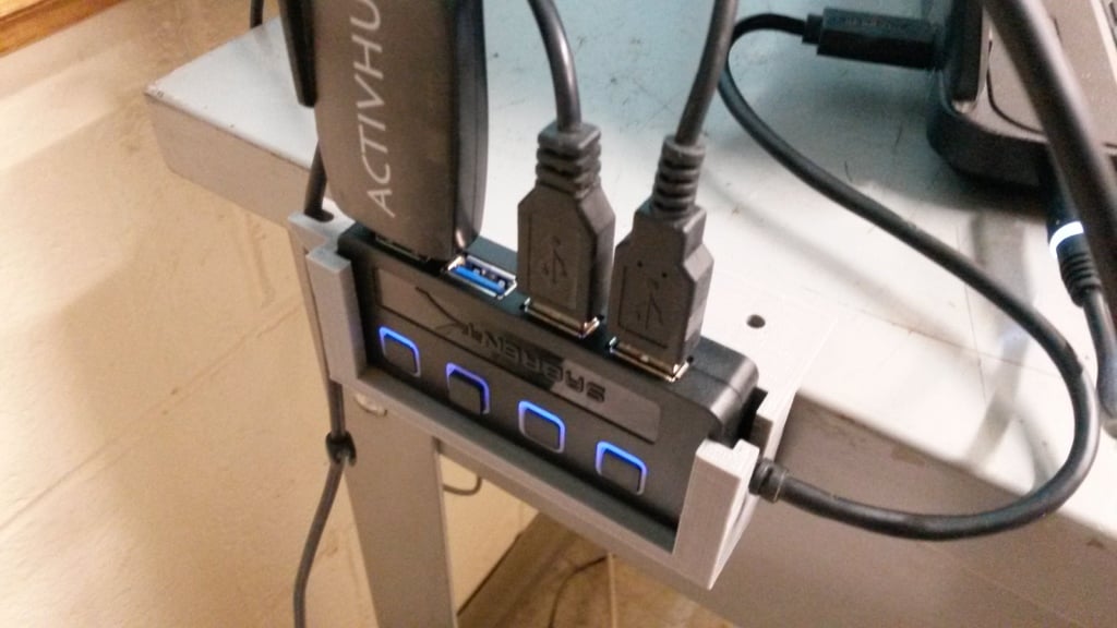 Support de bureau pour hub USB Sabrent à 4 ports