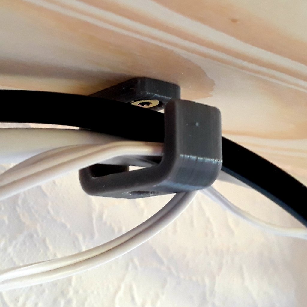Crochet de gestion des câbles pour étagère Ikea Ivar