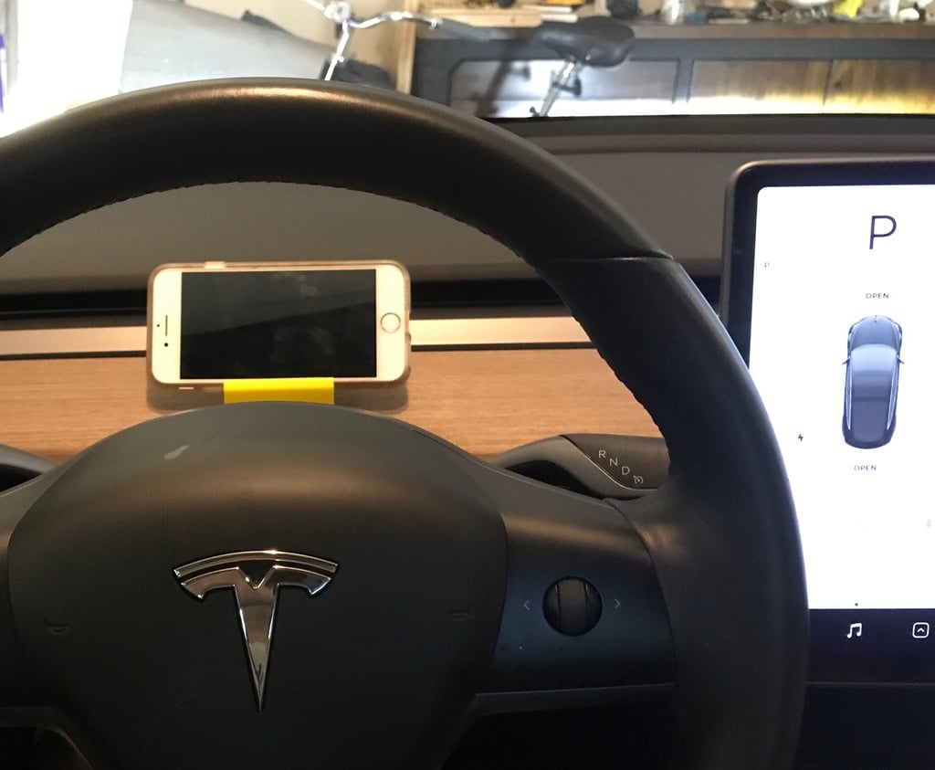 Support de téléphone à clip de valve Tesla modèle 3