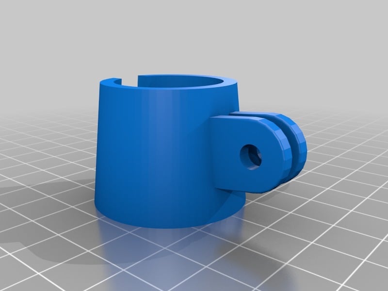 Support de microphone avec fixation GoPro
