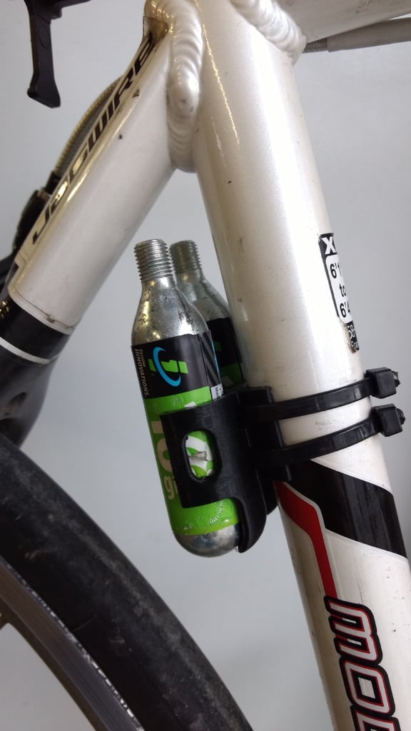 Support vélo CO2 Microflate pour tubes de selle 27.2 pour triathlons