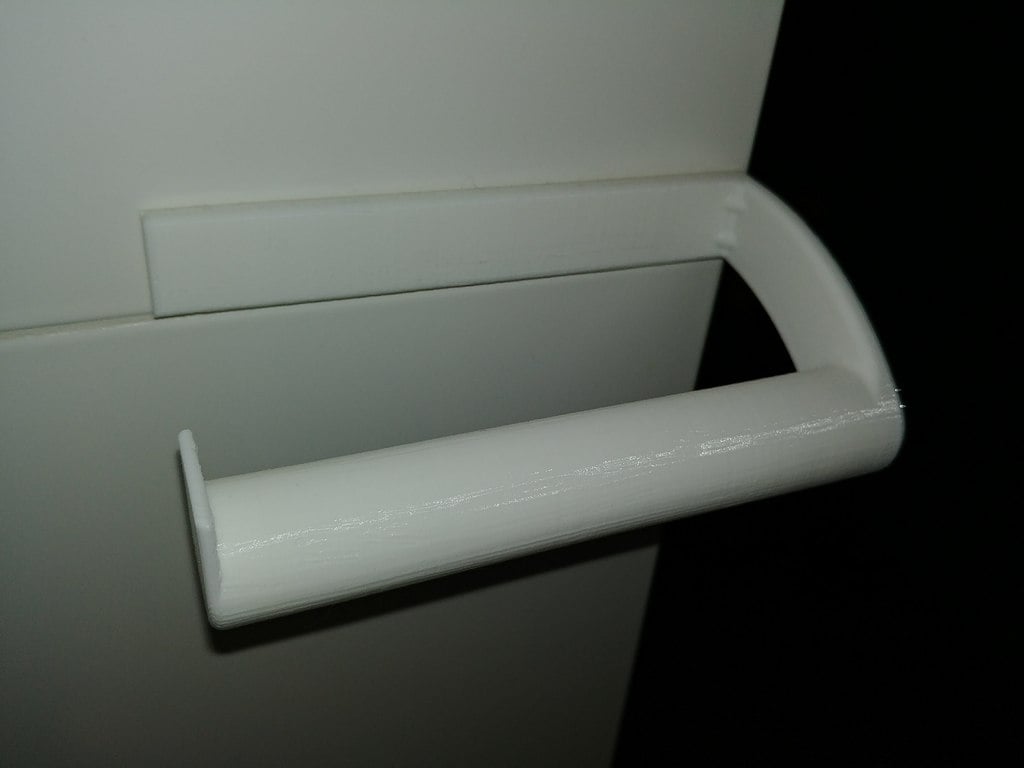 Porte-papier toilette avec renfort pour salle de bain