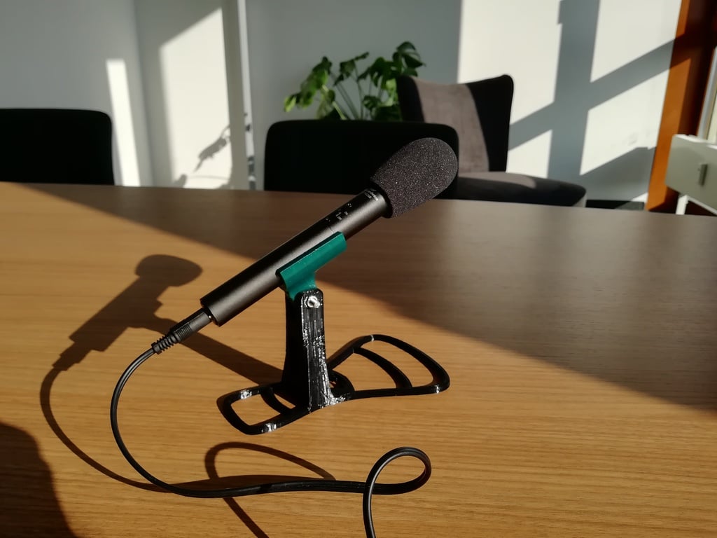 Support de microphone réglable pour microphone à main