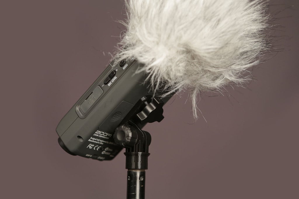 Adaptateur pour pied de microphone H4N sur scène