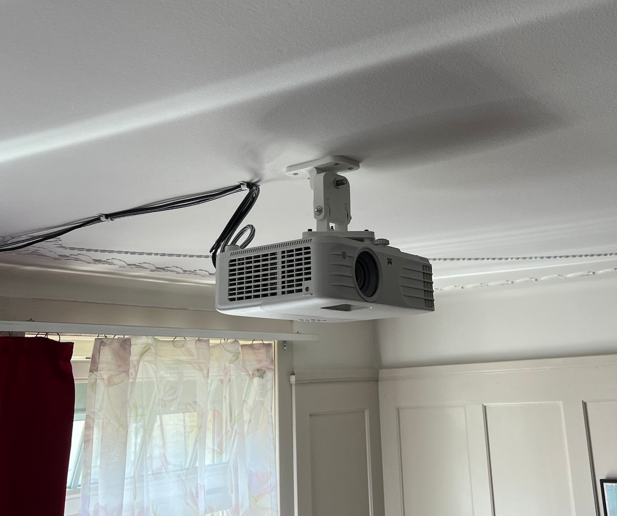 Support pour projecteur de plafond compatible avec Viewsonic PX701HD
