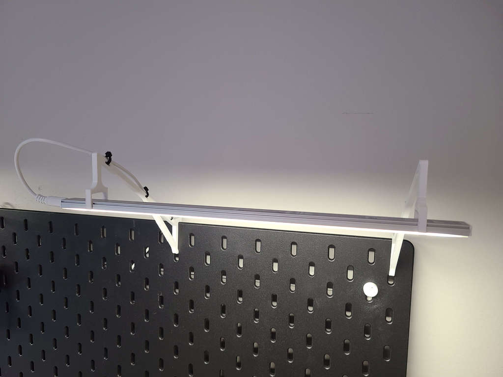 Clip lumineux pour IKEA SKÅDIS Board pour ASOKO Under Cabinet Led Light