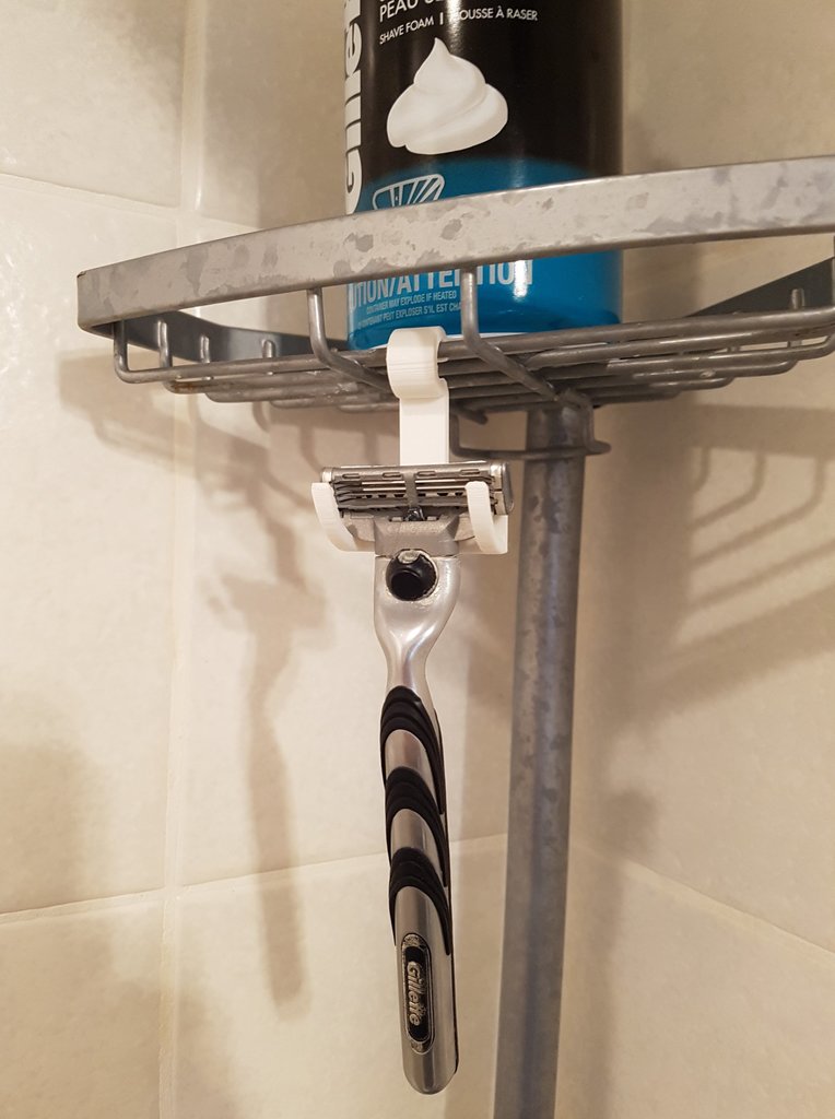 Porte-rasoir pour support de douche pour salle de bain