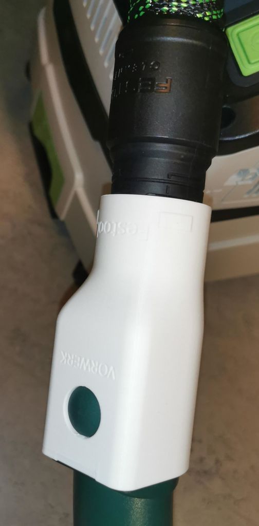 Adaptateur de tuyau d&#39;aspirateur Festool pour extracteur de poussière Vorwerk