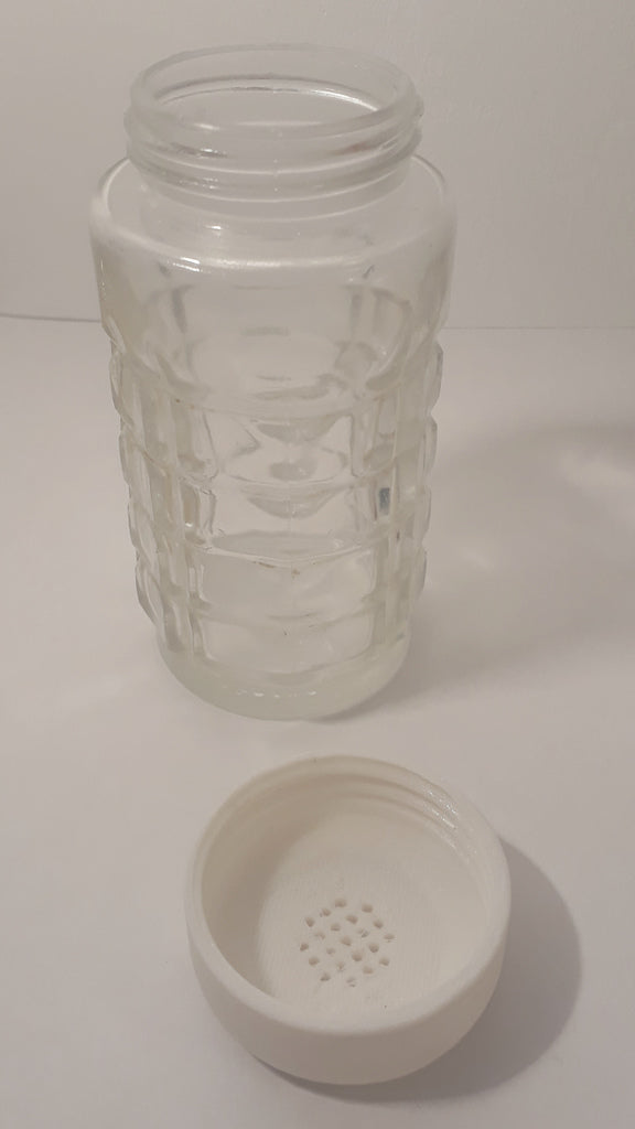 Capsule de moulin à sel en verre avec 21 ou 37 trous