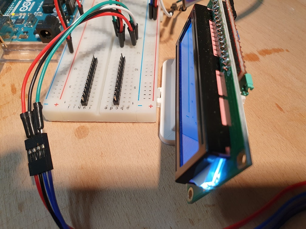 Support LCD universel avec connecteur incliné pour Steckbrett standard pour Arduino et Raspberry Pi
