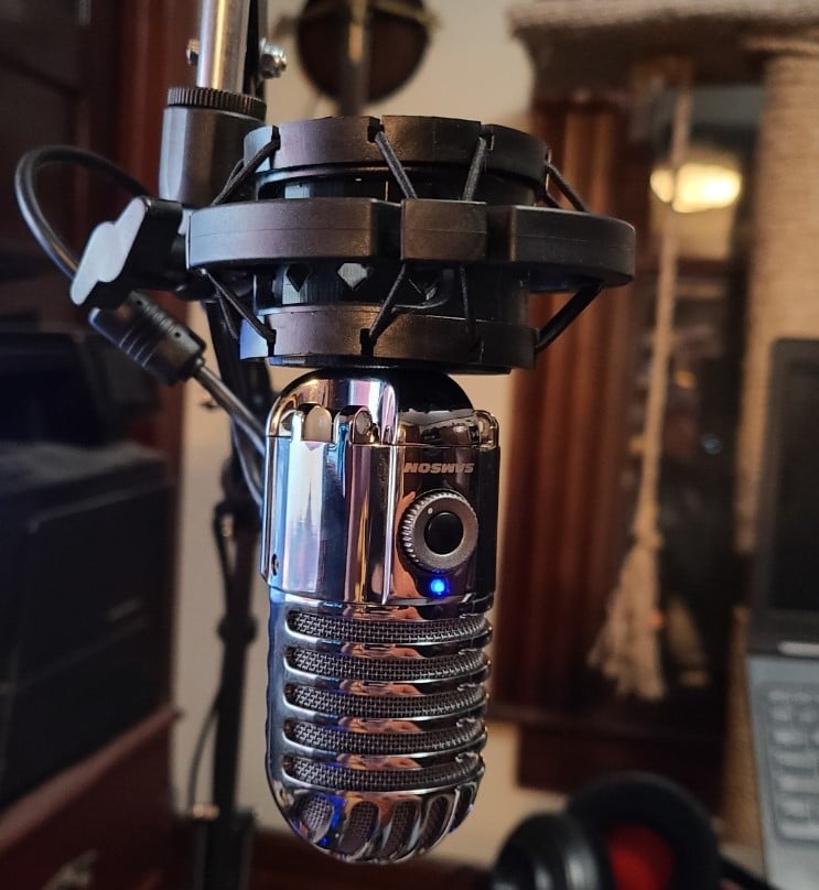 Adaptateur de montage antichoc pour microphone Samson Meteor