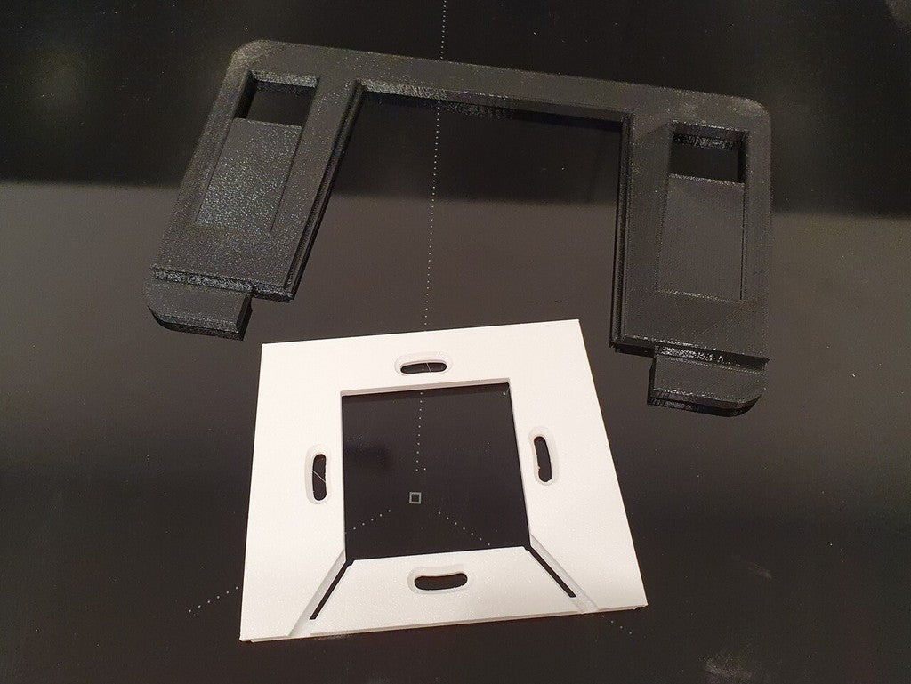 Support mural flottant pour tablette avec support chargeur