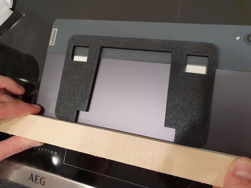 Support mural flottant pour tablette avec support chargeur