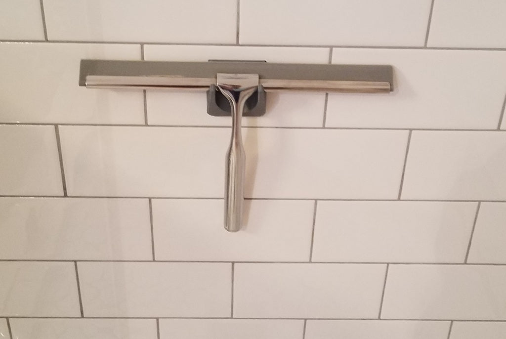 Support de raclette de salle de bain pour douche