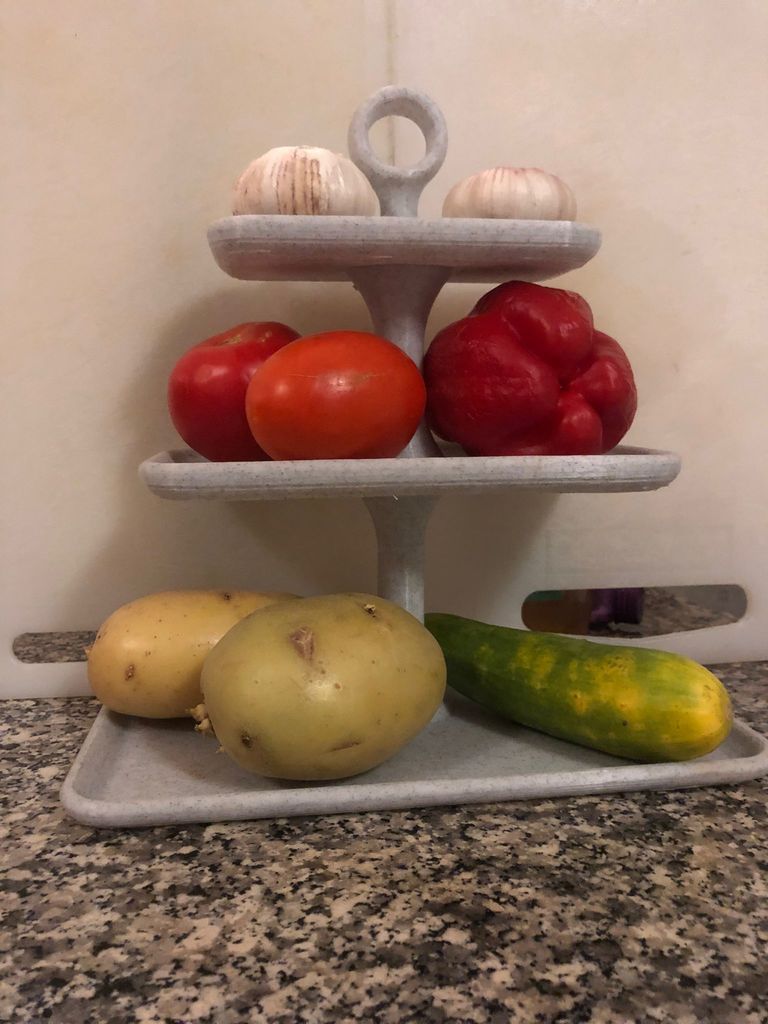 Porte-fruits et légumes pour la table de la cuisine
