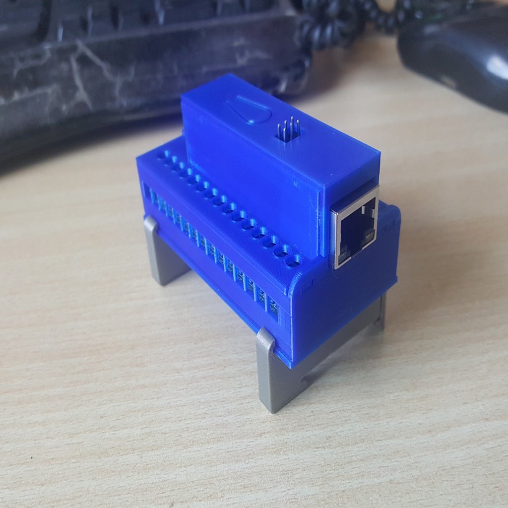 Boîtier de montage DIN pour Arduino NANO avec blindage Ethernet et adaptateur de terminal, blindage IO