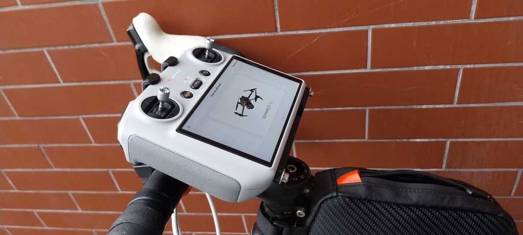 Support de contrôleur DJI RC pour Mini 3 PRO pour VTT ou vélo de course avec option de montage Gopro Quadlock