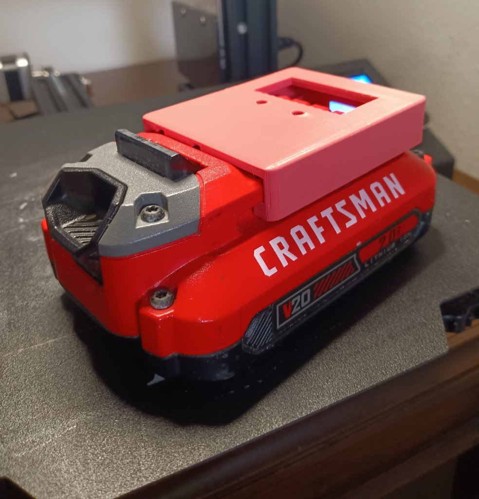 Support de batterie 20 V pour Craftsman