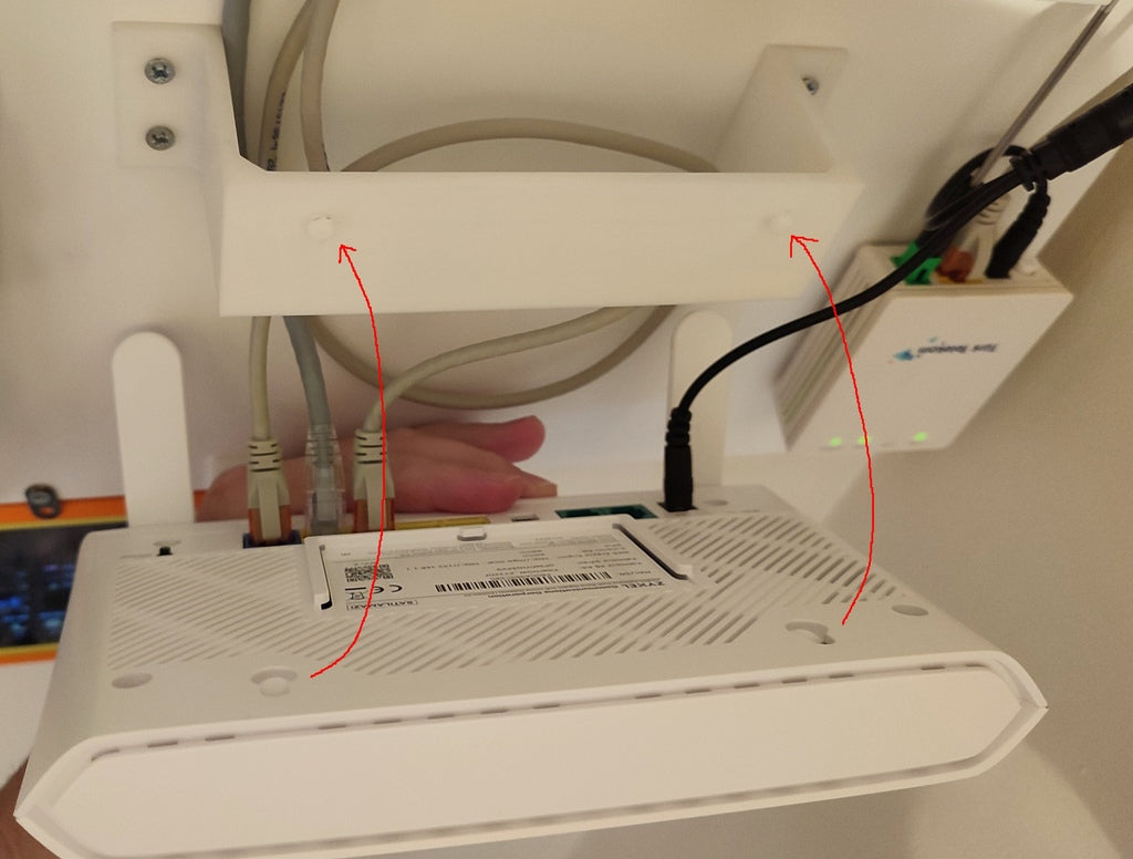 Adaptateur pour montage mural pour Zyxel EX3301 Modem/Router