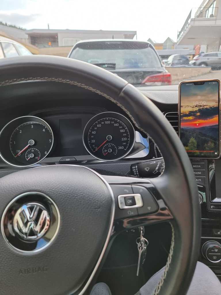 Support de grille d&#39;aération de voiture pour support de smartphone Golf 7