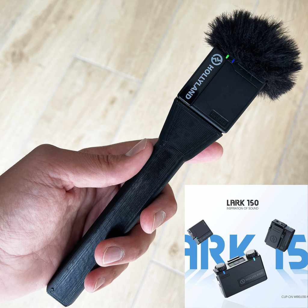 Hollyland Lark150 Support de microphone sans fil avec clip de verrouillage