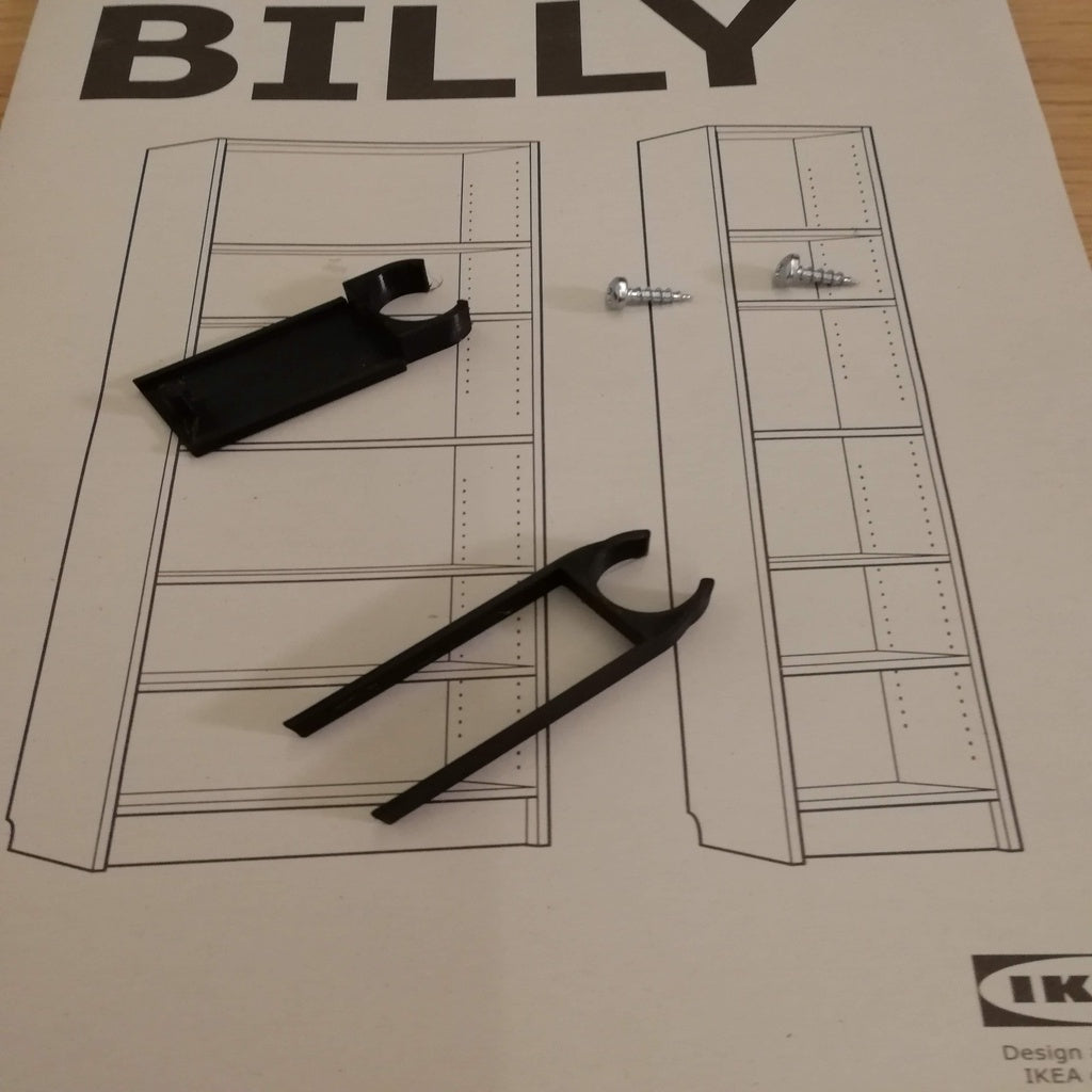 Pinces d&#39;étagère Billy pour lampe Ikea Not