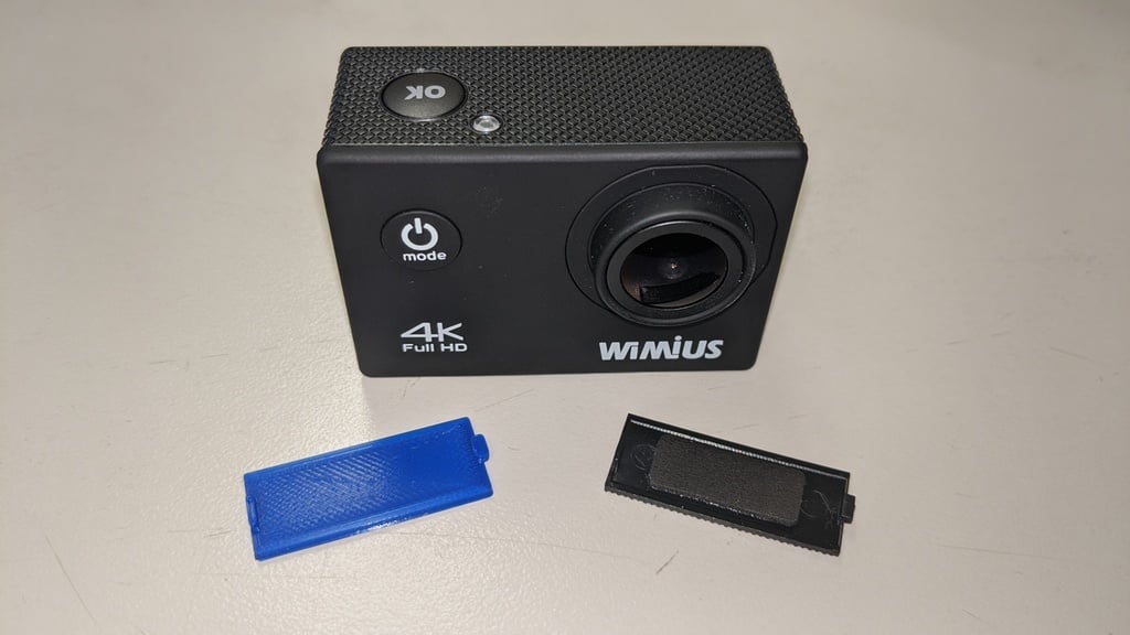 Remplacement du couvercle de la batterie de la caméra d&#39;action Wimius 4K