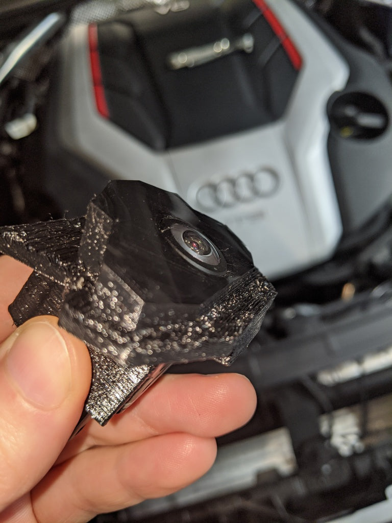 Support imprimable en 3D pour caméra frontale Audi B9 A5/S5 pour grille de style RS