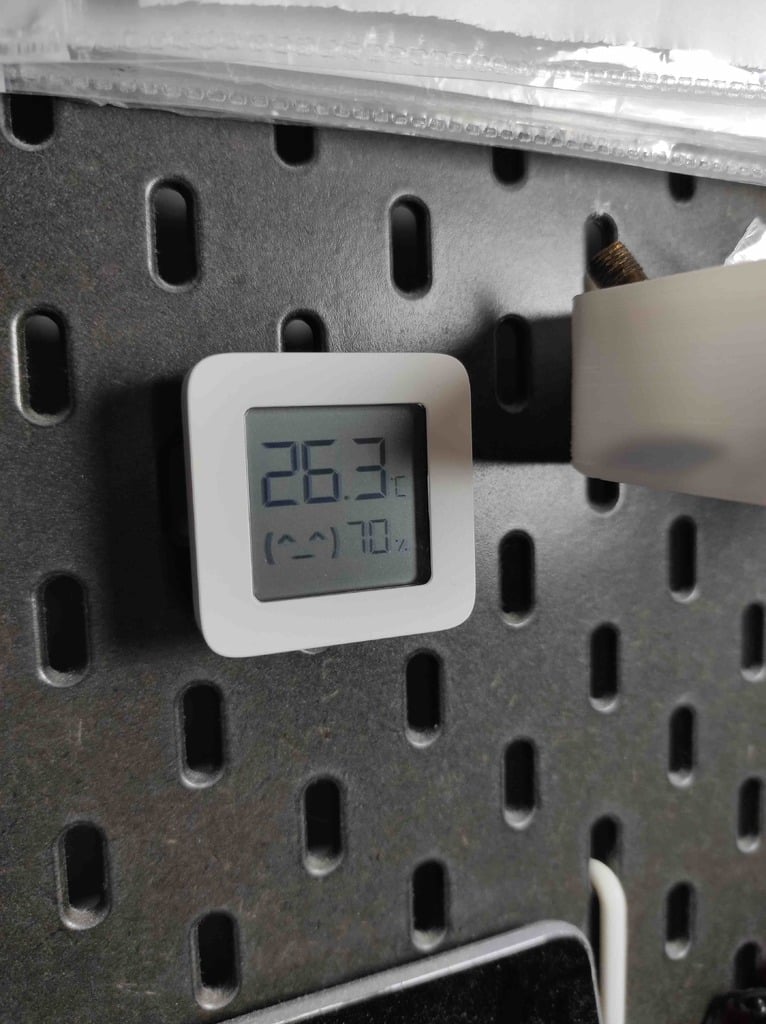 Support pour thermomètre Bluetooth Xiaomi Mijia 2 pour Ikea Skadis