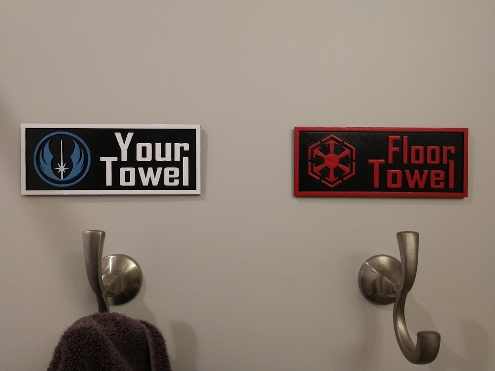 Personnage porte-serviettes Star Wars pour la salle de bain