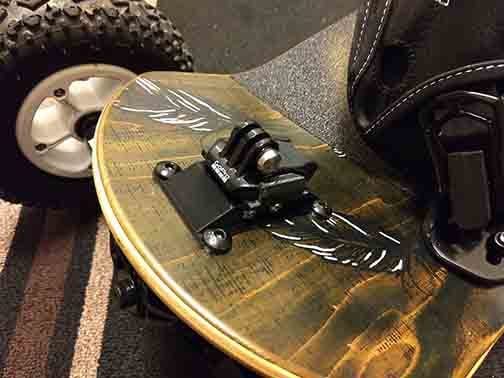 Support GoPro pour Old School Skateboard et Longboard