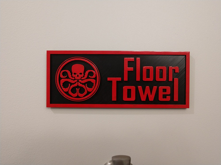 Porte-serviettes Avengers pour la salle de bain