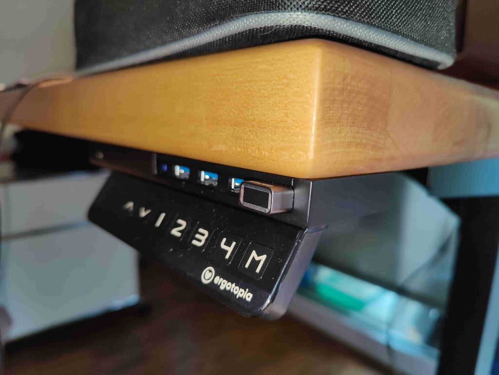 Rallonge pour casque/prise audio sous le bureau et support hub Anker USB 3.0