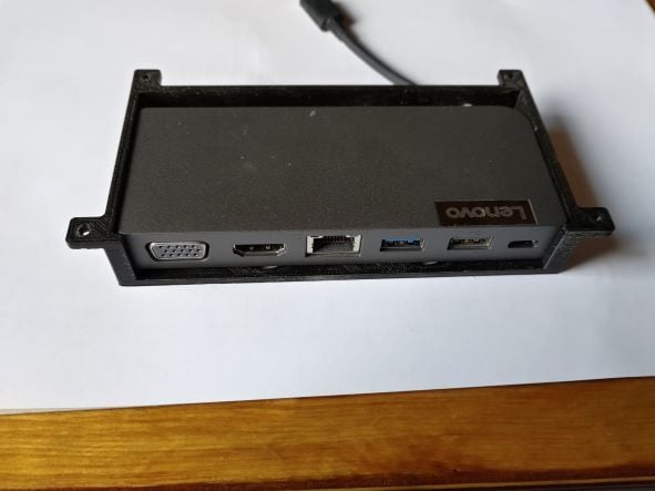 Support sous le bureau pour hub de voyage Lenovo USB-C