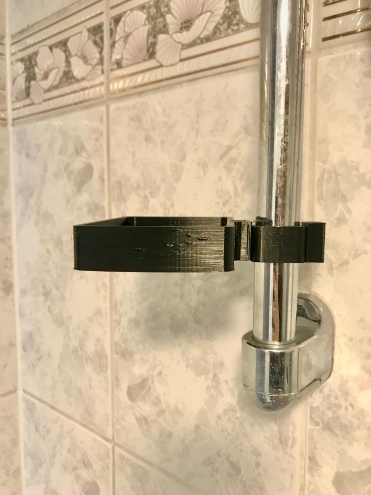 Comptoir de douche pour tringles de douche allemandes standard de 25 mm de diamètre