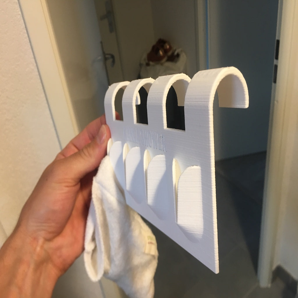Porte-serviettes pour radiateur de salle de bain
