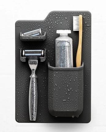 Porte-brosse à dents et rasoir pour la salle de bain