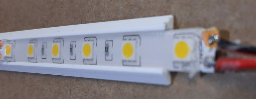 Support de bande LED 10 mm pour boîtier IKEA LACK