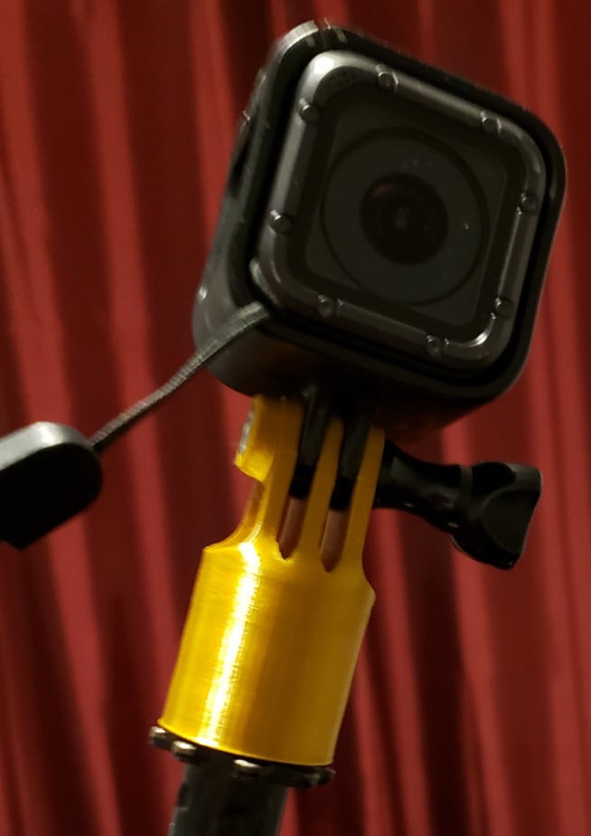 Support de pied de microphone GoPro (support de micro)