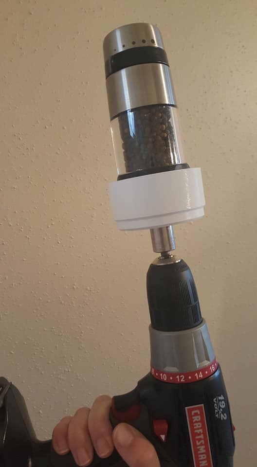 Adaptateur de foret pour moulin à poivre pour douille de 14 mm